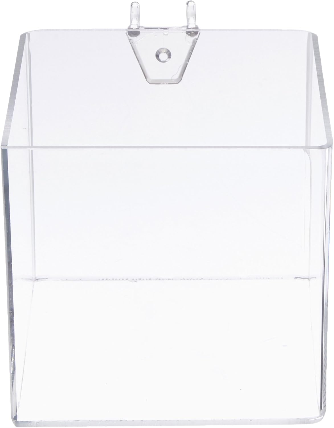 Azar Displays Brochure Holder Cubes, Clear Acrylic Cube Bins, Pack Of 4
