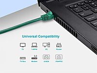 Monoprice Cat6 24AWG UTP Ethernet Patch Cable - Snagless RJ45, 550MHz, Pure Bare Copper