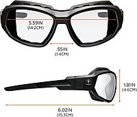 Ergodyne Skullerz Loki Convertible Anti-Fog Safety Glasses