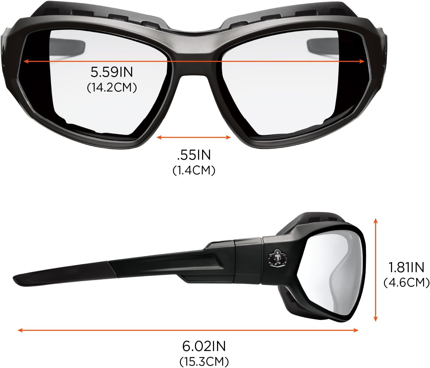 Ergodyne Skullerz Loki Convertible Anti-Fog Safety Glasses