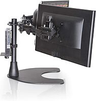 Ergotech Freedom Thin Client Mount VESA Plate, Perfect to mount a Mini PC or Computer, supports CPU's 0.6" - 2.7" wide