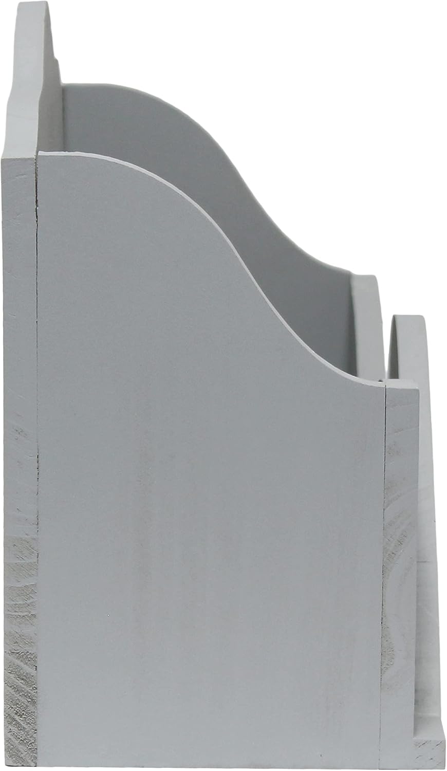 Elegant Designs Homewood Farmhouse Wooden Decorative Envelope-Shaped Desktop Letter Holder