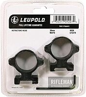 Leupold Rifleman 30mm Detachable Scope Rings, Matte