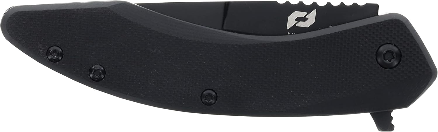 Schrade Delta Class Landshark Folder 7.125in with 3.125in AUS-10 Steel Blade and G10 Handle for EDC