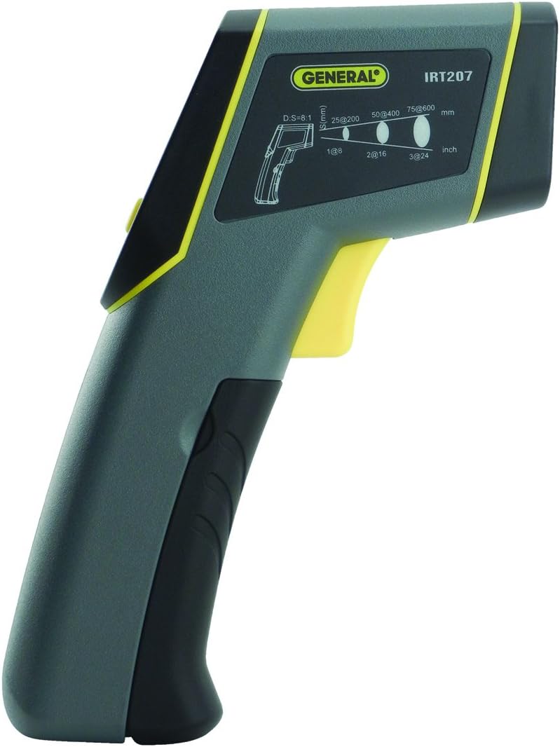 General Tools Non-Contact Digital Laser Temperature Gun, Thermal Detector