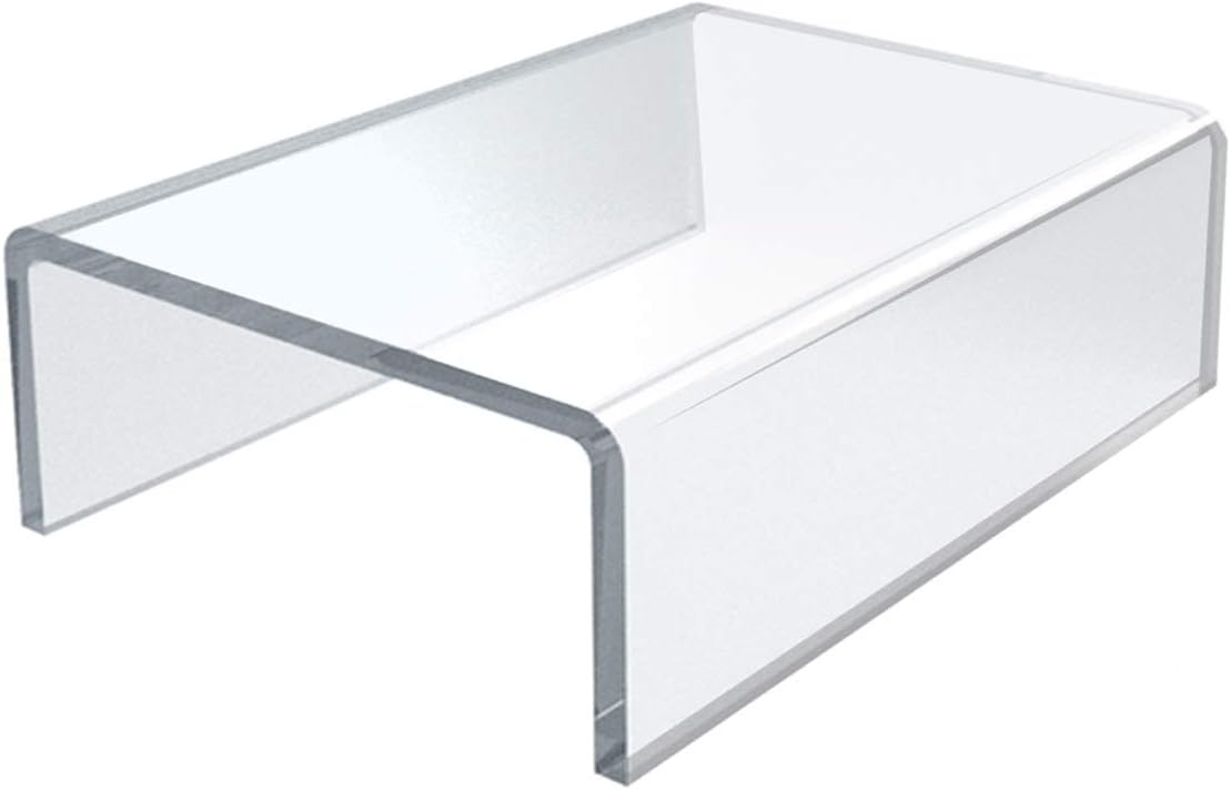 Azar Displays Clear Acrylic Riser Displays (4-Pack)