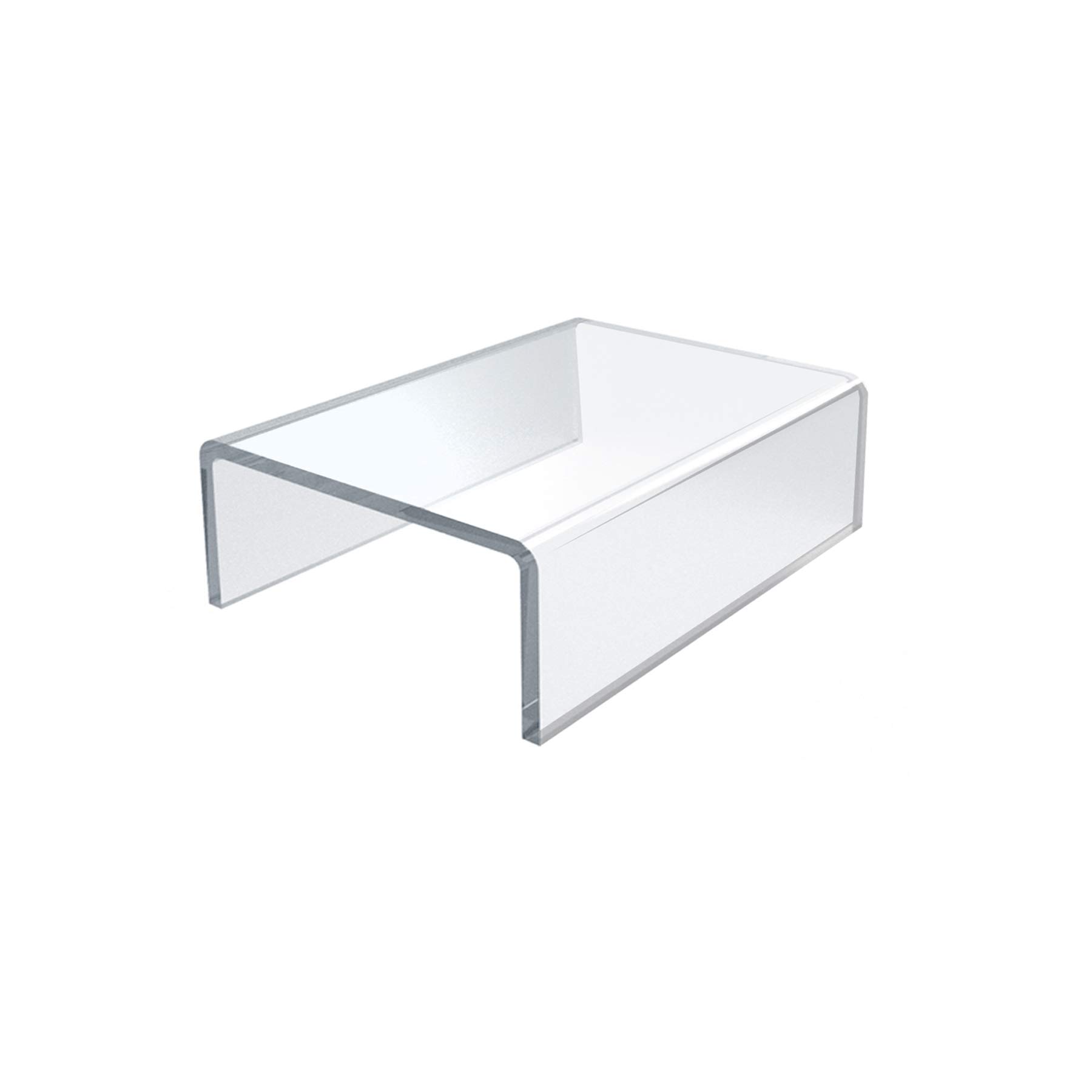 Azar Displays Clear Acrylic Riser Displays (4-Pack)