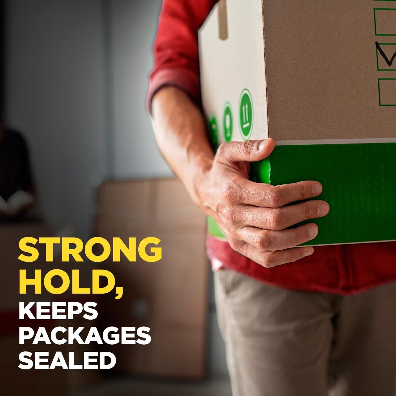 Scotch Sure Start Packing Tape, Clear, Holiday Wrapping Tape with Quiet Unwind and Easy Start, 1.88 in. x 22.2 yd