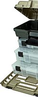 Plano Molding 1363 Stow N Go Toolbox, Graphite Gray and Sandstone Medium Organizers