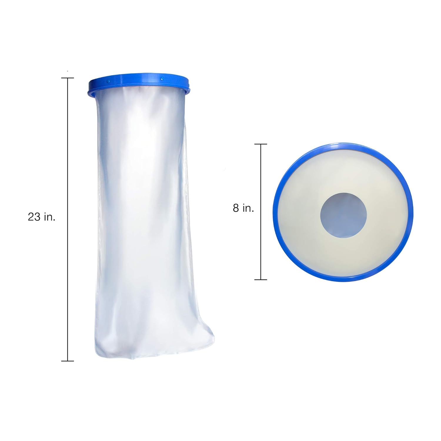 DMI Waterproof Cast Cover Wound Barrier and Bandage Protector Reusable with a Watertight Seal for Showers Baths & Pools Fits