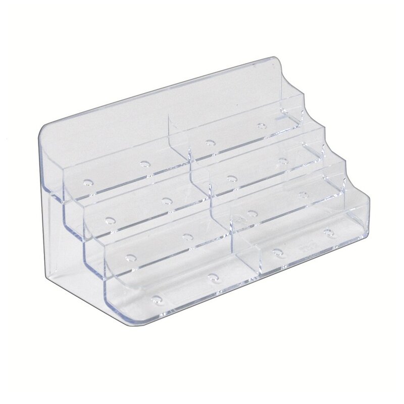 Azar Displays 252017 Eight Pocket Business Gift Card Holder Card Holders Pack of 2, 7.75" W X 4" H