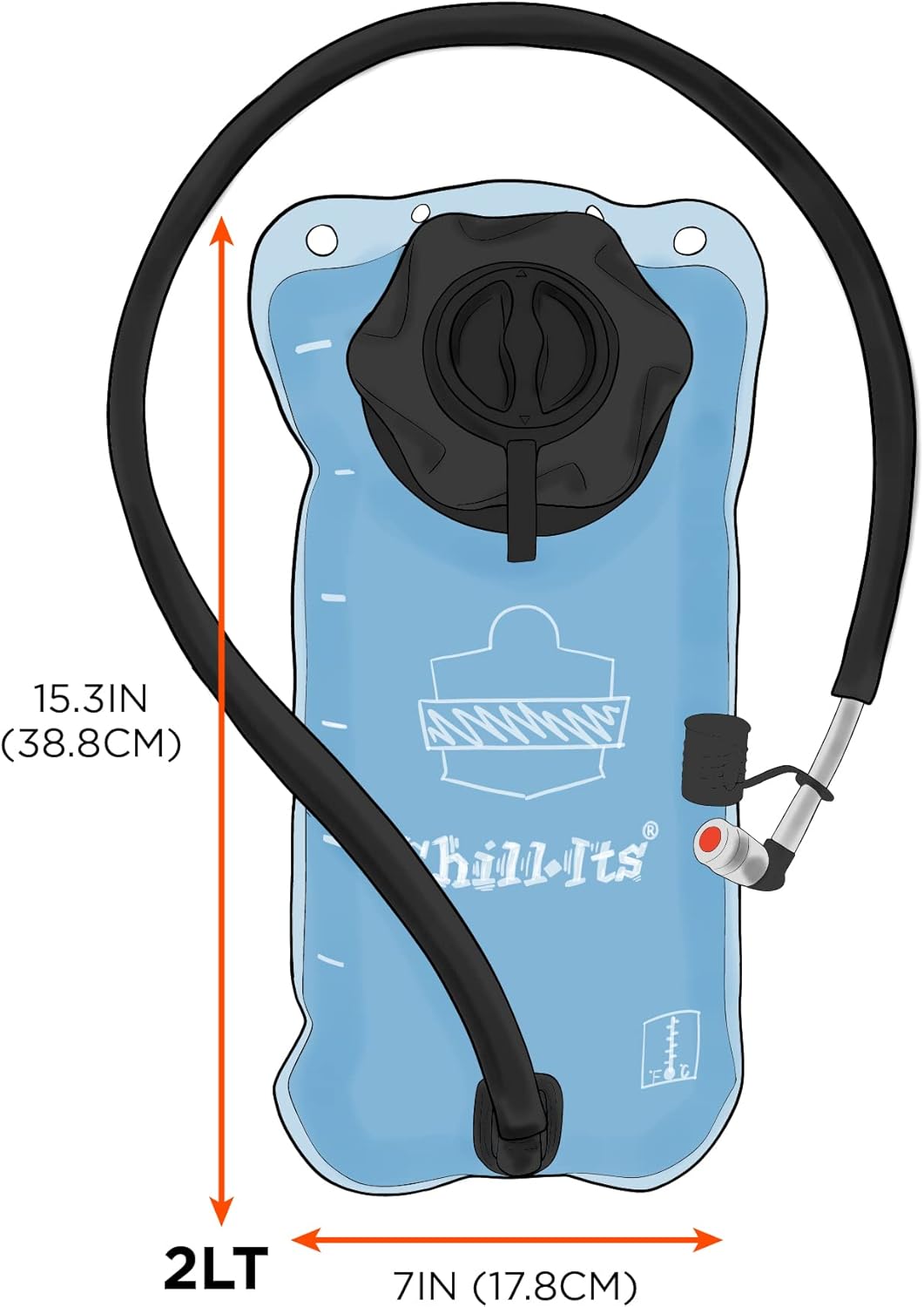 Ergodyne Chill-Its 5050B Hydration Resevoir Replacement, 2 Liters