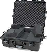 Nanuk Large Series 945 Lightweight NK-7 Resin Waterproof Case with Foam, Black Black Cubed Foam Protective Case