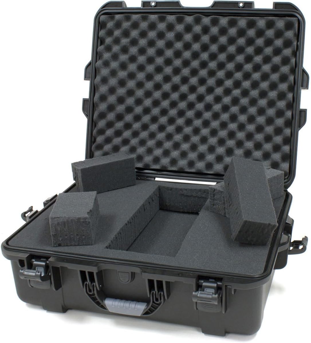 Nanuk Large Series 945 Lightweight NK-7 Resin Waterproof Case with Foam, Black Black Cubed Foam Protective Case