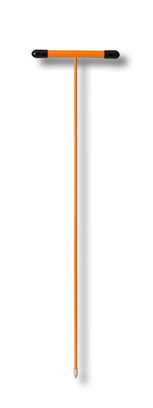 Nupla NC-PRB5T Soil Probe with Metal Tip, Solid Handle and T Grip, 60" Handle Length