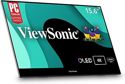 ViewSonic VX1655 15.6 inch Portable Monitor USB-C Mini-HDMI