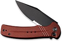CIVIVI Cogent Folding Pocket Knife - Flipper & Button Lock