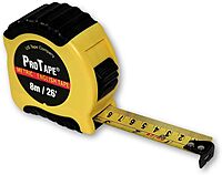 ProTape Metric & English 26'/8M - 1" 52768 by US Tape Enhanced 8 m Metric/English