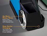 BOSTITCH Konnect Stackable Desk Organizer and Power Station