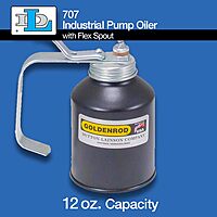 GOLDENROD Industrial Pump Oiler with Flex Spout and Zinc Die-Cast Pump