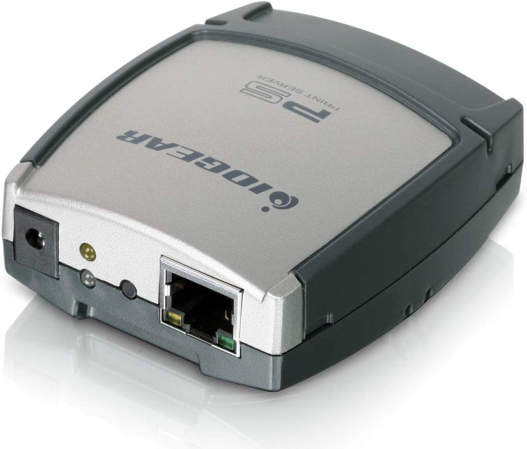 IOGEAR 1-Port USB 2.0 Print Server, GPSU21 3INCH LONGX 2 INCH WIDE English Print Server