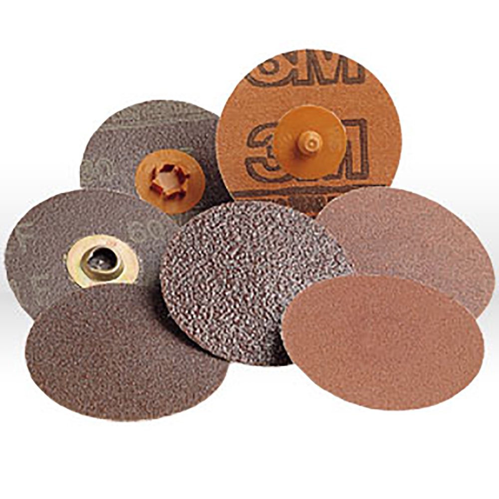 Quick-Change Disc: Roloc TR, 2" Disc Dia, 120 Grit, Aluminum Oxide, Coated