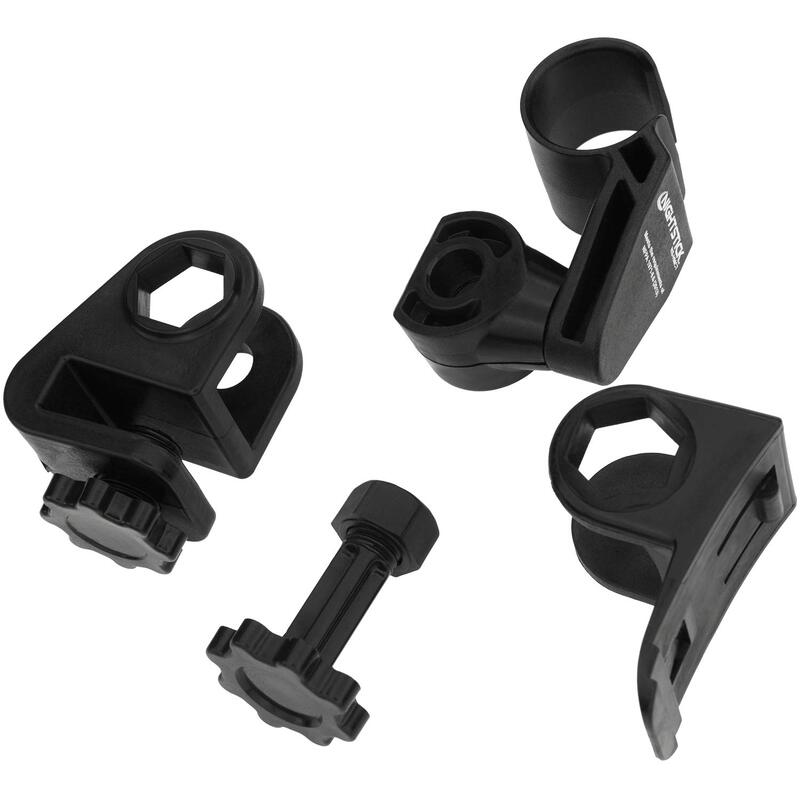 Nightstick NS-HMC7 Multi-Angle Helmet Mount for Accessory Slot or Brim, Multicolor