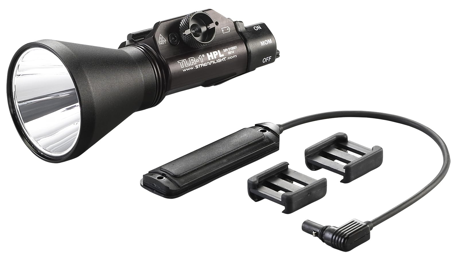 Streamlight 69219 TLR-1 HPL 1000-Lumen Long-Range Rail Mounted Weapon Light Featuring Strobe with Long Gun Kit