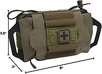 High Speed Gear ReFlex IFAK System Roll and Carrier Medical Supply Holder