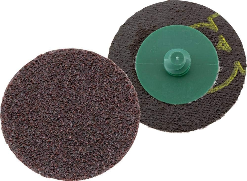 3M Roloc Quick-Change Abrasive Disc, 3 in, P120, Ceramic, Cloth-Backed