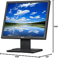 Acer V176L b 17-Inch SXGA LCD Display,Black 5:4 (1280 x 1024) 17-Inch