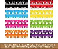 Barker Creek Double-Sided Scalloped Border (Happy)