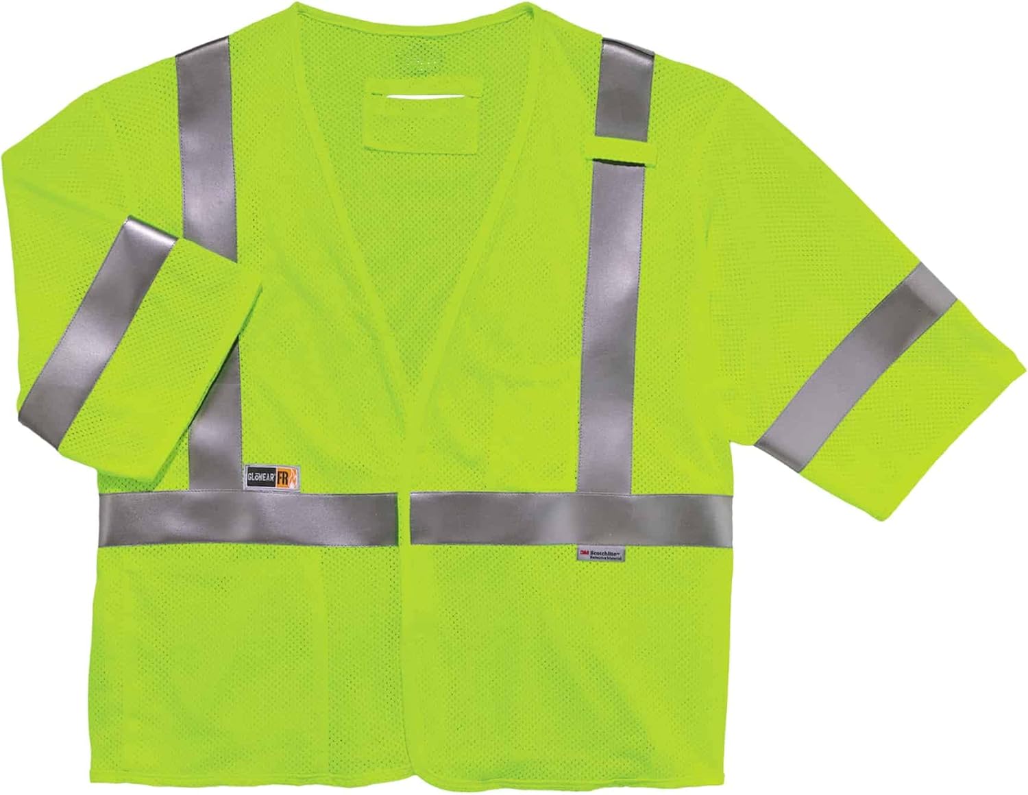 ERGODYNE GloWear 8356FRHL Class 3 Flame-Resistant High-Visibility Safety Vest