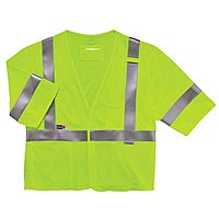 ERGODYNE GloWear 8356FRHL Class 3 Flame-Resistant High-Visibility Safety Vest