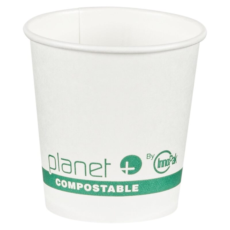 StalkMarket Planet+ 100% Compostable PLA Laminated Hot Cup, 4-Ounce, 1000-Count Case