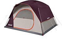 COLEMAN Skydome Tent with 5 Minute Setup, WeatherTec Waterproof System, Rainfly & Carry Bag
