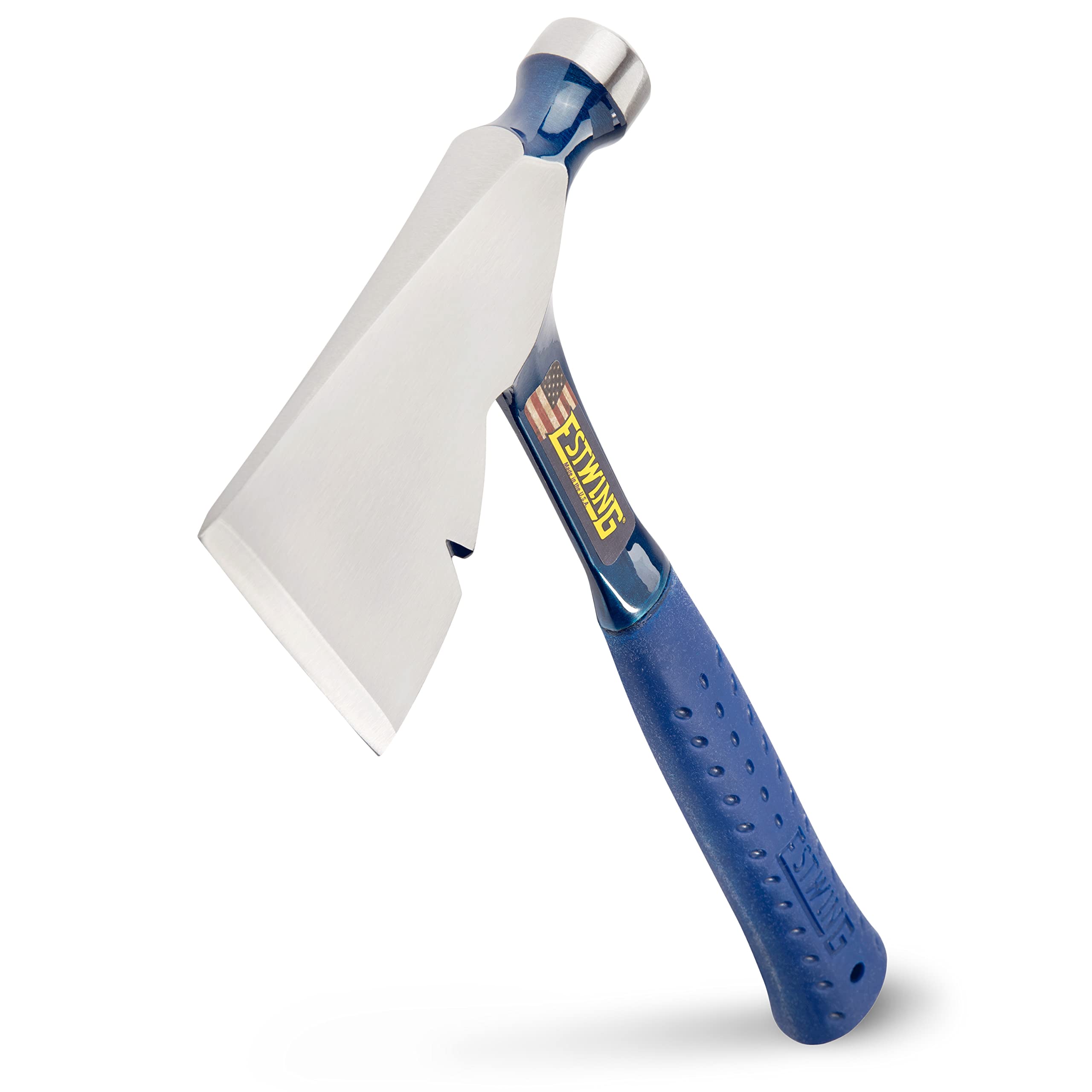ESTWING Carpenter's Hatchet - 13" Carpenters Axe with Smooth Face & Shock Reduction Grip - E3-2H