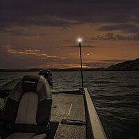 RAILBLAZA Boat Navigation Dinghy Visibility Light Kit for Bow and Stern, Battery Powered, Meets USCG Standards