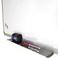 BAZIC Magnetic Dry Erase Board Aluminium Frame 24"x36", Whiteboard, Dry Erase Markers, Magnets, Board Cleaner