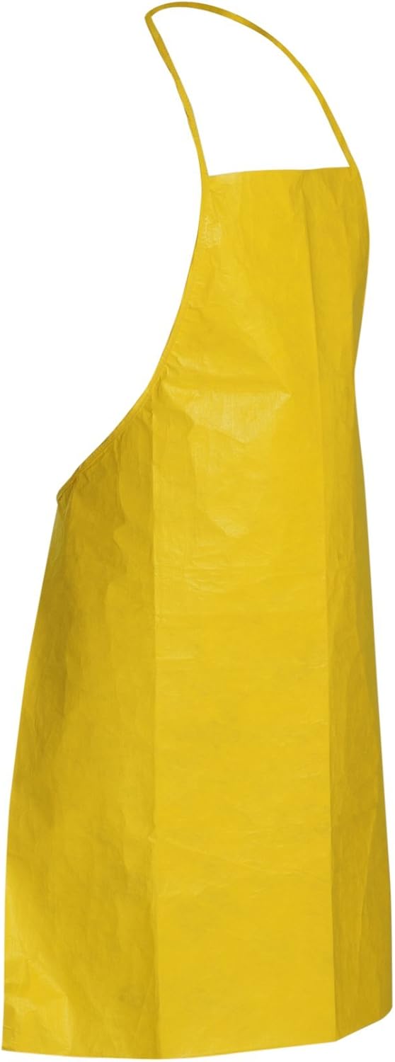 DuPont Tychem QC Disposable Bib Apron with Neck Loop and Waist Ties