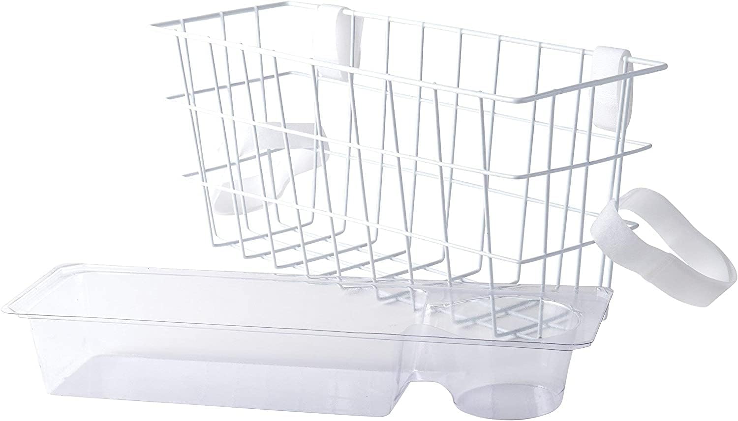 HealthSmart Durable Walker Accessories Basket For Walker | No Tools Needed | Secure Cup Holder & Tray | Walker Accessories