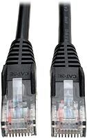 Eaton Tripp Lite Cat5e 350MHz Snagless Molded Patch Cable (RJ45 M/M) - Black, 6-ft.(N001-006-BK)