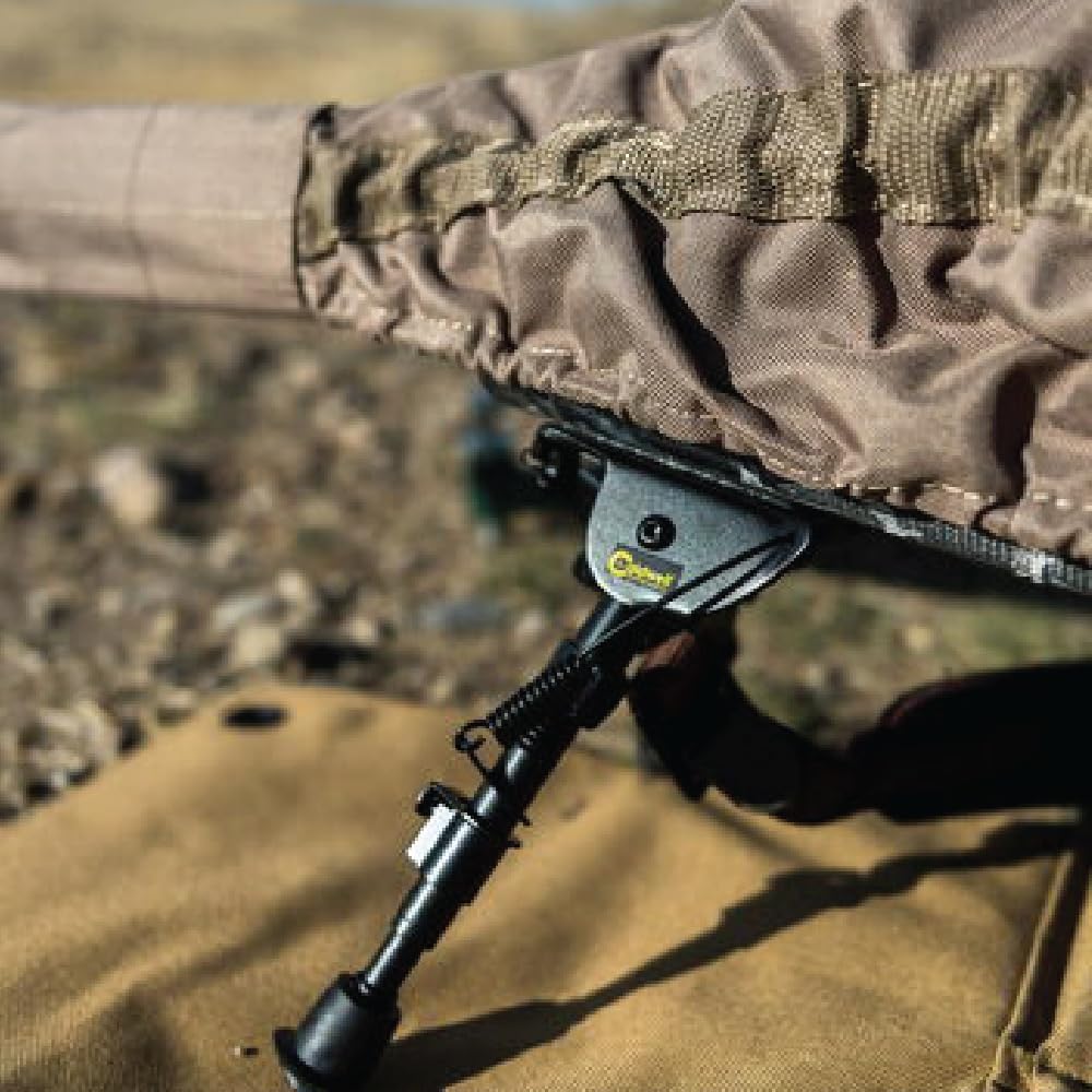 CALDWELL XLA Fixed Bipod with Adjustable Notched Legs and Padded Base