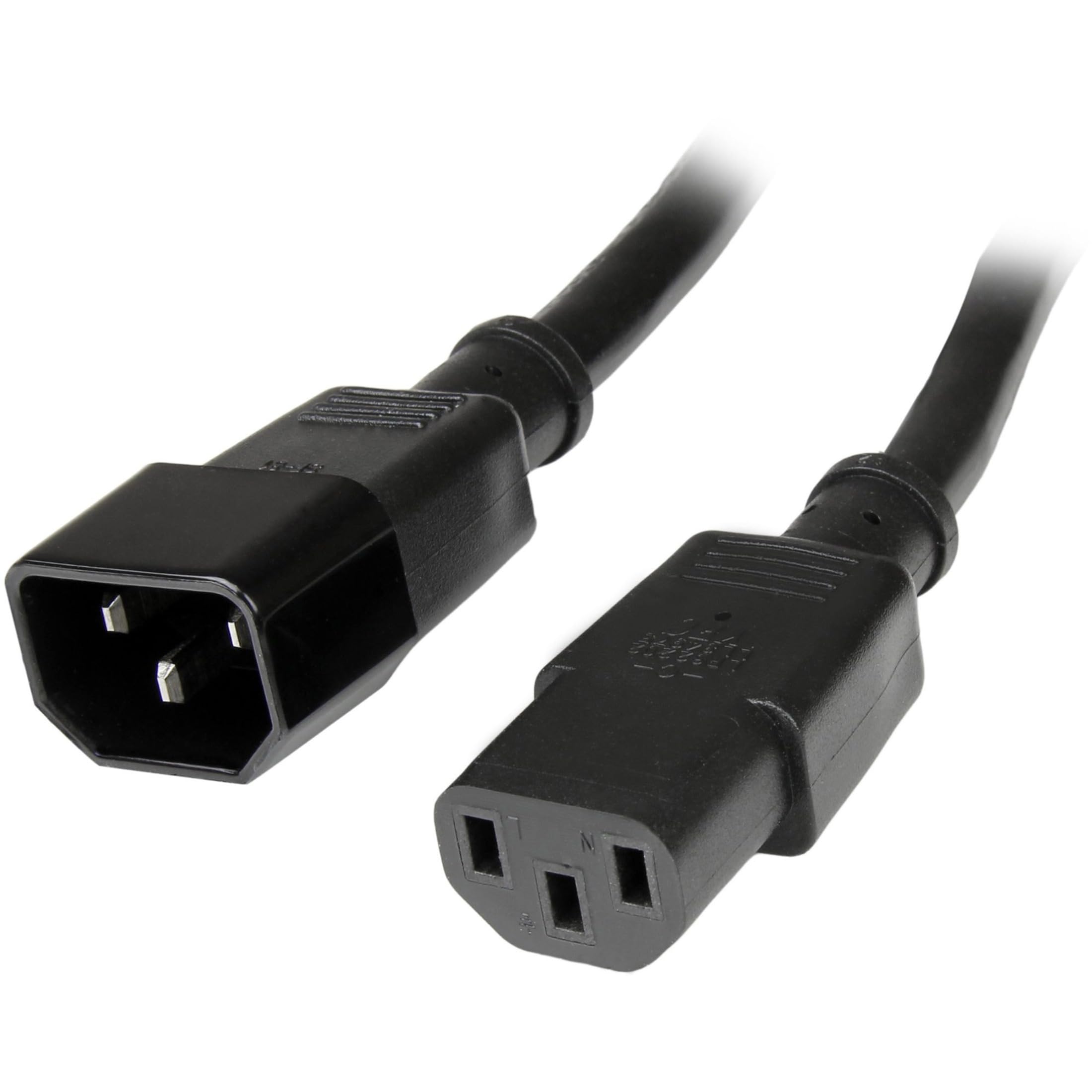StarTech.com C14 to C13 Power Extension Cord IEC 60320
