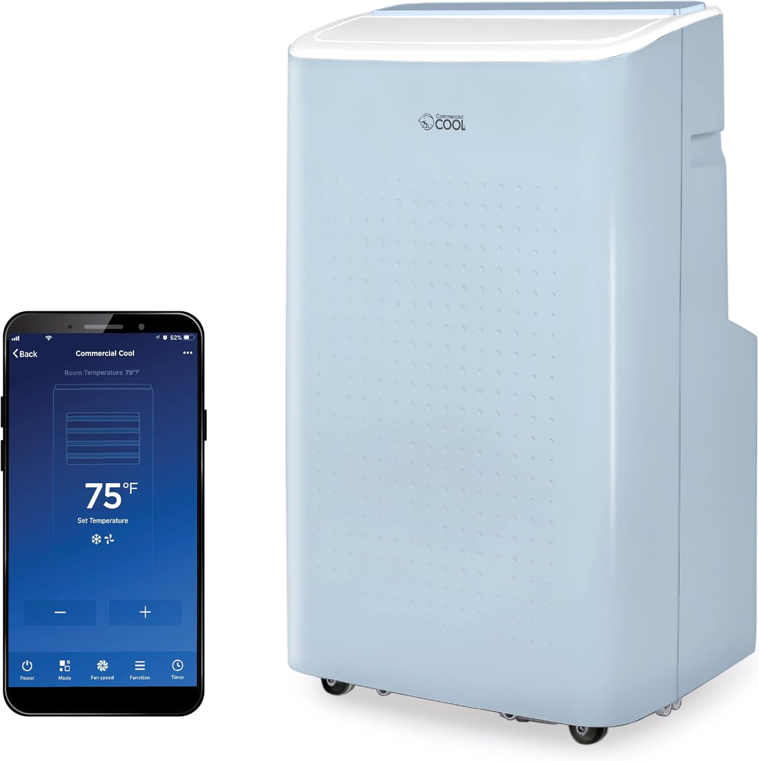 COMMERCIAL COOL Portable Air Conditioner, Dehumidifier & Fan