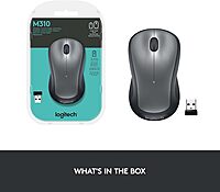 Logitech M310 Wireless Mouse (Silver)