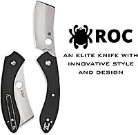 Spyderco Roc G-10 black Plain Edge Knife