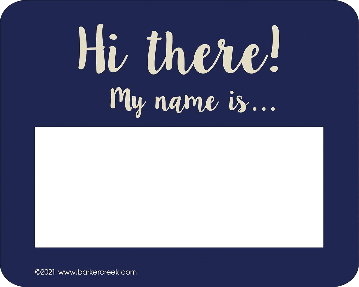 Barker Creek Oh Hello! Name Badges & Self-Adhesive Labels 2-Pack, Multi-Purpose Name Tags, Gift Tags, Labels