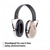3M Peltor Optime 95 Over-the-Head Folding Earmuffs, Hearing Conservation H6F/V (Pack of 1) Over the head (Pack of 3)