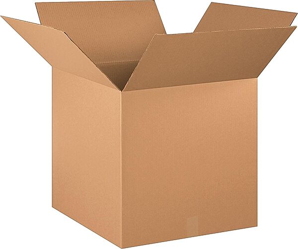 Corrugated Boxes 21-inch x 21-inch x 21-inch Kraft 15/Bundle